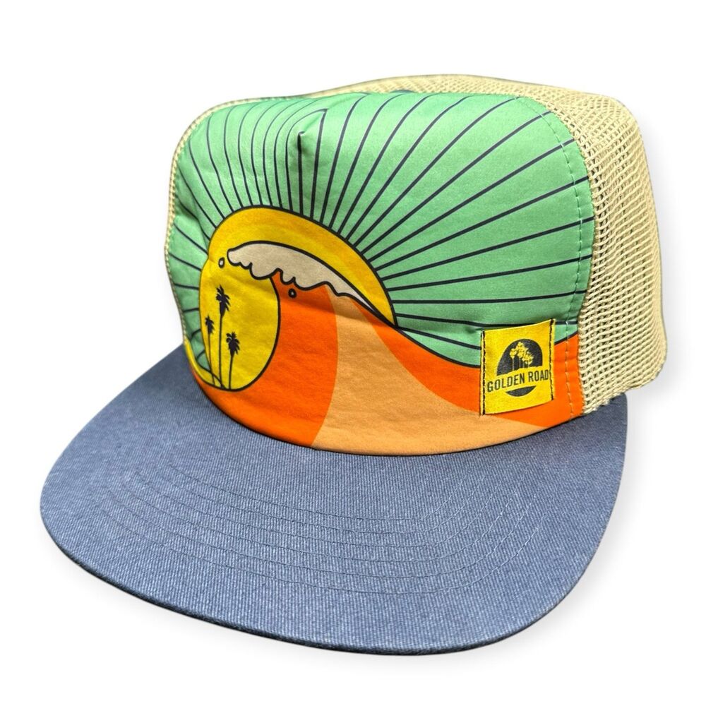 Golden Road Brewing Limited Edition Hat CaliFunk Ball Cap Snapback Mesh Back